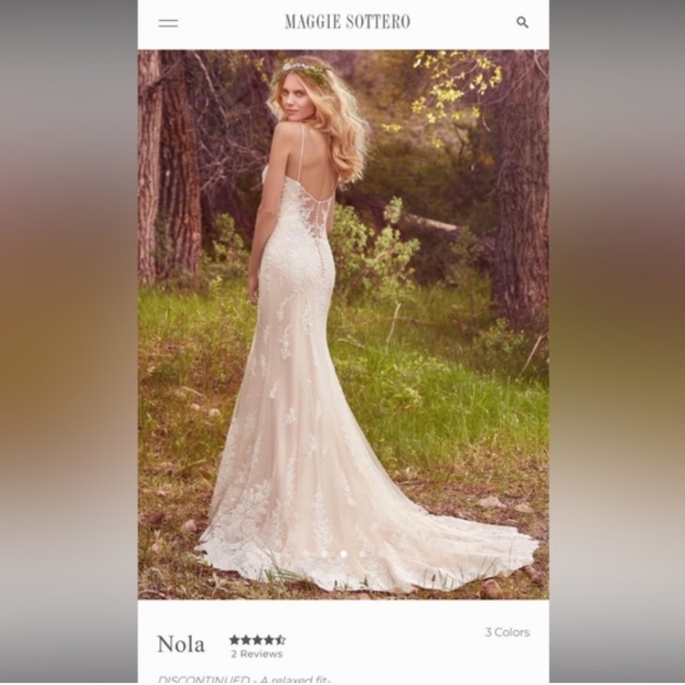 Maggie Sottero Nola Lace Wedding Dress - Picture 17 of 17